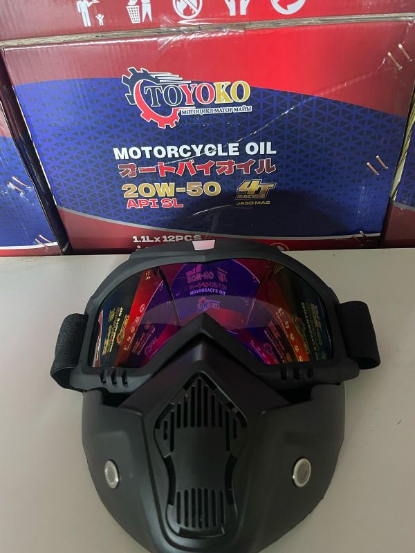 Очки с маской (черный)