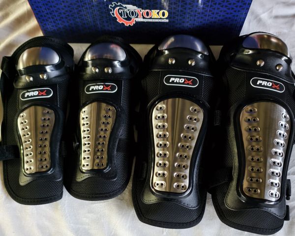 Набор защиты наколенники и налокотники железный корпус